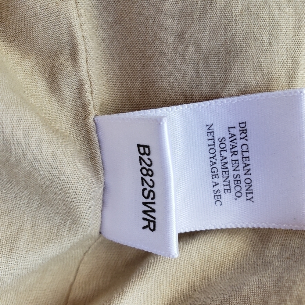 BCBGMAXAZRIA Soft Leather Blazer Cream Size S - Picture 6 of 8